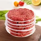 100Pcs 11CM Round Hamburger Pressure Meat Paper Oil Blotting Paper Kitchen T:ti