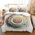 Bohemian Style Bedspreads Mandala Pattern Quilt Cover Home Bedding Cover Set 03