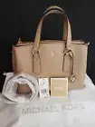 Michael Kors Emma Leather Medium Satchel-New With Tag