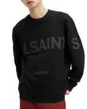 Allsaints Oversized Graphic Logo Sweatshirt