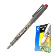 Pilot Disposable Fountain V Pen (Red) [Box 12]