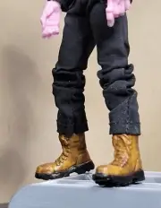 1:12 AW AK Casted Grunt Boots Painted (2 Pairs In Listing)