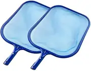 2Pcs Pool Skimmer Net,Hot Tubs Nets Fine Mesh Leaf Rake,Ultra Fine Mesh Pool Skimmer to Remove Leaves & Debris, Heavy Duty Swimming Pool Skimmer with Durable Handle