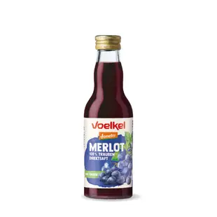 【德國Voelkel】梅洛紅葡萄汁200/700mL，100%純天然生機果汁，無酒精飲料/紅酒/葡萄酒，孕婦、健身者推薦