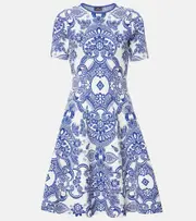 [Etro] Etro Paisley minidress AU 14 blue