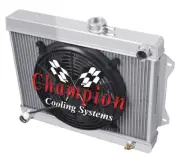 Ace Champion 3 Row Radiator W/ 12" Fan for 1972 - 1975 Jensen Healey #CC7454 (for: Jensen)