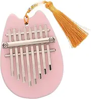 INOOMP Mini Thumb Piano for Beginners Cute Bear Acrylic Kalimba Musical Instrument Portable and Travel Friendly for Adults Easy to Play