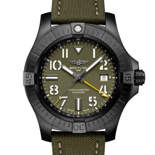 BREITLING 百年靈AVENGER 復仇者鈦金屬GMT自動腕表(V323952A1L1X2)x45mm