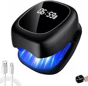 Upgrade Nail Fungus Laser Device with Time Display, Toe Nail Fungal Treatmen, 7 Minute Fast-acting Anti Fungal Nail Treatment for Multiple Toenails & Fingernails, 950nm Infrared Light 500nm Blue Light