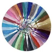 30pcs/lot Colorful Craft DIY Fringe Tassel Finishes Decor Sewing Hanging Trims