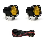 Baja Designs S1 Dual LED Auxiliary Light Pod Wide Cornering - Amber
