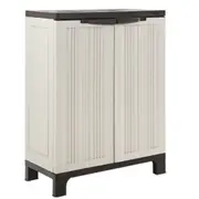 Outdoor Storage Cabinet Box Lockable Cupboard Sheds Garage Adjustable 92cm