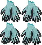 FONDOTIN 5 Pair Breathable Wear Resistant Cutting Protective Gloves for Kitchen Gardening and Safety Cover for Cooking and Cutting Tasks Green