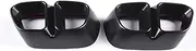 Compatible For BMW X5 F15(2014-2018) X6 F16(2015-2019) M Sports Aluminum Alloy Car Tail tips Muffler Exhaust tip Output Cover(Matte Black)