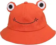 [Healeved] Wide Brim Sun Protection Hat for Boys and Girls Outdoor Activities Cap Lightweight Casual Cap Childern Hat Orange