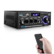 AK45 300W Bluetooth 5.0 Stereo Audio Amplifier,2 Channel Home Audio Amplifier