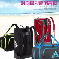 在飛比找蝦皮購物優惠-愛迪達Adidas 男女通用 防水耐磨 旅行健身包 帆布大容