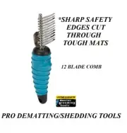 Grooming DOG CAT PET Mat Breaker Matbreaker Dematting Razor COMB RAKE 12 Blade m