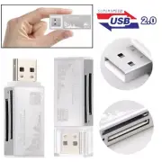 2x 14 in 1 Card Reader USB Mobile SDHC Micro SD to USB 2.0 MMC M2 Memory Stick