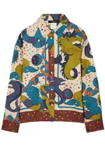 Max Mara Weekend Caio Printed Silk-twill Shirt - Multicoloured 1 - 10 (UK10 / S) 10 (UK10 / S)