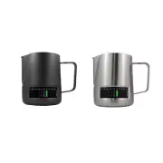 NEW LATTE PRO MILK FROTHING JUG Stainless Steel Thermometer