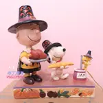 布丁泡泡 SNOOPY 史努比 史奴比 ENESCO 糊塗塔克 胡士托 查理布朗 感恩節 火腿 塑像 擺飾 公仔