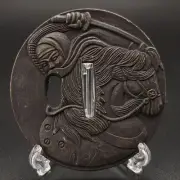 Kk37 Japanese Sword Tsuba Alloy Art NEW, Minor scratches