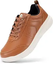 [FitVille] Extra Wide Walking Shoes for Men Wide Width Sneakers for Flat Feet Arch Fit Heel Pain Relief - Rebound Core
