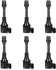 6PCS Ignition Coil 22448-8J115 22448-8J11C Compatible For Nissan Frontier Pathfinder Compatible For Infiniti 224488J115 224488J11C