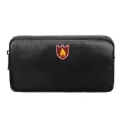 Upgrade Document Pouch Fireproof Waterproof Safe Cash Black Money Bag