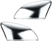 Car Side Mirror Covers of Matte Chrome 2Pcs Rearview Mirror Cover Caps Side Wing Mirror Caps Auto Accessories for VW for Polo 6R 6C Auto Accessories