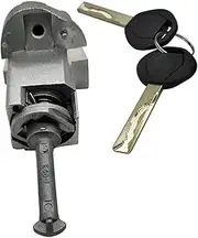 Rynplex Right Door Lock Cylinder Assembly with 2 Keys, for BMW, 2001-2006 E46 3 Series 51217019976 Lock Door Ignition Barrel