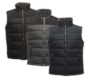Regatta Altoona BLACK BLUE GREY Padded Bodywarmer Gilet Vest Sleeveless Jacket