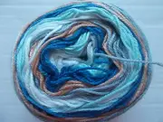 Herrschners Pastry Petite gradient baby yarn, Lil' Peanut, 1 skein (364 yds)