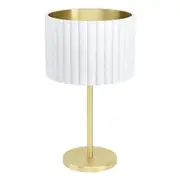 Tamaresco 1 Light Table Lamp Brushed Brass Steel - 39766N
