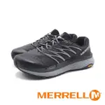 【MERRELL】男 RUBATO戶外輕量緩震越野鞋 男鞋(黑灰)