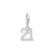 THOMAS SABO Charm Pendant Number "21" Silver