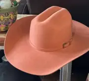 Bailey MCQ 4X Peach Wool 7 1/4 Woman’s Western Cowboy Hatreg $169