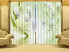 Limpid Lily 3D Curtains Blockout Photo Printing Curtains Drape Fabric