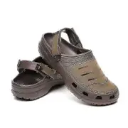 Mens Summer Casual Shoes Men's Beach Shoes Yukon Sandals Garden Clogs Shoes Brown M11(Size44)