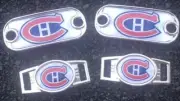 2 ~ Montreal Canadiens NHL Paracord Charms Oval or Mini Dog Tag shoelace charms