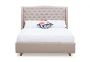 ARAGON Fabric King Bed