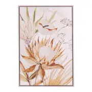 Splosh Palm Cove Flora Framed Canvas Wall Art Hanging Home/Room Decor 94x64cm