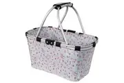 Two Handle Foldable Carry Basket (Blossoms)