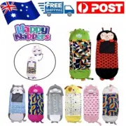 180cm*70cm Large HAPPY Sleeping Bag Nappers Kids Warm Blanket Winter Fluffy Gift