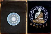 Large Black Velvet Tarot Card Deck Pouch Bag Tumbled Stones Oracle Stars Wicca