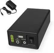 HJGHY 24V Lithium ion Battery Pack 28000mAh 28000mAh 35000mAh 44800mAh Portable Power Bank with DC and USB Multiple Output for Monitoring Equipment,24v44800mah