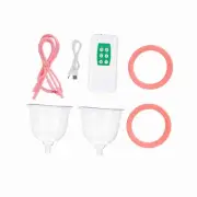 Powerful Vacuum Breast Enlargement Machine Electric Double Cup USB Charging MGR