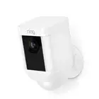 Ring White Battery Spotlight Camera Built-in microphone and speakers