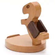 2PC Lovely Wooden Horse Coin Can Phone Stand Holder For Cell Phone